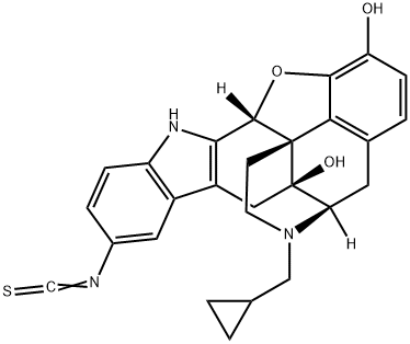 NALTRINDOLE ISOTHIOCYANATE Struktur