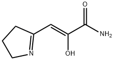 (Z)-3-(3,4-Dihydro-2H-pyrrole-5-yl)-2-hydroxypropenamide Struktur