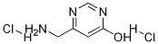 6-(AMinoMethyl)-4-pyriMidinol dihydrochloride Struktur