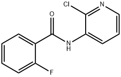 3-(2-fluorobenzoylamino)-2-chloropyridine Struktur