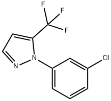 1-(3-chlorophenyl)-5-(trifluoroMethyl)-1H-pyrazole Struktur