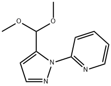 2-(5-(diMethoxyMethyl)-1H-pyrazol-1-yl)pyridine Struktur