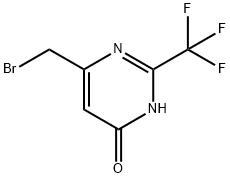 4 -醇-6 - (溴甲基)-2 - (三氟甲基)嘧啶, 1269293-23-3, 結(jié)構(gòu)式