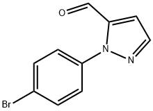 1-(4-broMophenyl)-1H-pyrazole-5-carbaldehyde Struktur