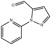 1-(pyridin-2-yl)-1H-pyrazole-5-carbaldehyde Struktur