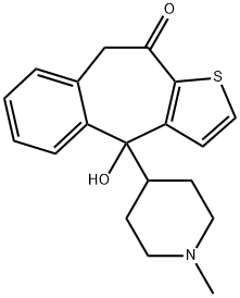 4-Hydroxy Ketotifen Struktur