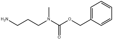 benzyl 3-aminopropyl(methyl)carbamate Struktur