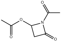 2-Azetidinone, 1-acetyl-4-(acetyloxy)- (9CI) Struktur