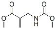 2-Propenoic  acid,  2-[[(methoxycarbonyl)amino]methyl]-,  methyl  ester Struktur