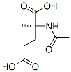 Glutamic  acid,  N-acetyl-2-methyl- Struktur