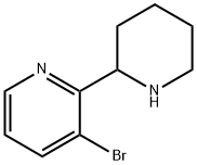 3-broMo-2-(2-piperidyl)pyridine Struktur