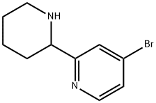 4-broMo-2-(piperidin-2-yl)pyridine Struktur