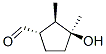 Cyclopentanecarboxaldehyde, 3-hydroxy-2,3-dimethyl-, (1alpha,2beta,3alpha)- (9CI) Struktur