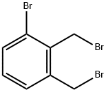 1-broMo-2,3-bis(broMoMethyl)benzene Struktur