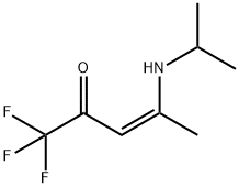 1,1,1-TRIFLUORO-4-ISOPROPYLAMINOPENT-3-EN-2-ONE Struktur