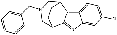 1,5-Ethano-1H-[1,4]diazepino[1,7-a]benziMidazole, 8-chloro-2,3,4,5-tetrahydro-3-(phenylMethyl)- Struktur