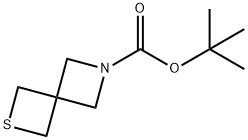 6-Thia-2-azaspiro[3.3]heptane-2-carboxylic acid tert-butyl ester Structure