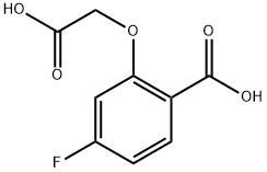 2-(CarboxyMethoxy)-4-fluorobenzoic Acid Struktur