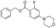 Benzyl 2-Fluoro-4-Morpholinobenzoate Struktur