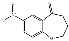 7-Nitro-3,4-dihydro-2H-benzo[b]oxepine Struktur