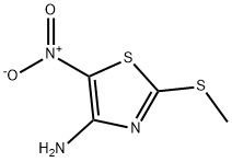 4-AMINO-2-METHYLTHIO-5-NITROTHIAZOLE Struktur