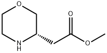 (S)-Methyl 2-(Morpholin-3-yl)acetate Struktur