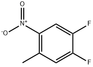 4,5-DIFLUORO-2-NITROTOLUENE Structure