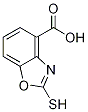 2-Mercapto-benzooxazole-4-carboxylic acid Struktur