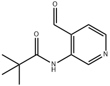 N-(4-FORMYL-PYRIDIN-3-YL)-2,2-DIMETHYL-PROPIONAMIDE Structure