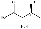 (S)-3-HYDROXYBUTYRIC ACID SODIUM SALT Structure