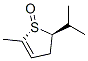 Thiophene, 2,3-dihydro-5-methyl-2-(1-methylethyl)-, 1-oxide, trans- (9CI) Struktur