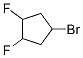 Cyclopentane, 4-bromo-1,2-difluoro- (9CI) Struktur