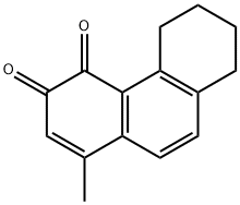 1-Methyl-5,6,7,8-tetrahydro-3,4-phenanthrenedione Struktur