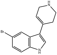 5-BROMO-3-(1,2,3,6-TETRAHYDRO-4-PYRIDINYL)-1H-INDOLE Struktur