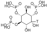 INOSITOL-1,4,5-TRISPHOSPHATE, D-[INOSITOL-2-3H(N)] Struktur