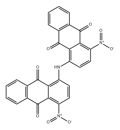 1,1'-iminobis(4-nitroanthraquinone)  Struktur