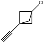 Bicyclo[1.1.1]pentane, 1-chloro-3-ethynyl- (9CI) Struktur