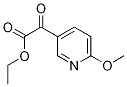 Ethyl 2-(6-Methoxy-3-pyridyl)-2-oxoacetate Struktur