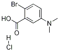 2-Bromo-5-(dimethylamino)benzoic acid, HCl Struktur