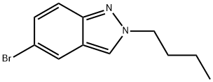 5-Bromo-2-butyl-2H-indazole Struktur