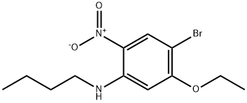 4-Bromo-N-butyl-5-ethoxy-2-nitroaniline Struktur