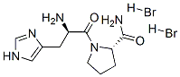 L-Prolinamide,D-histidyl-, dihydrobromide Struktur