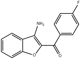 (3-AMINO-1-BENZOFURAN-2-YL)(4-FLUOROPHENYL)METHANONE Struktur