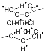 BIS(METHYLCYCLOPENTADIENYL)TITANIUM DICHLORIDE Struktur