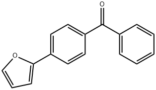 [4-(Furan-2-yl)phenyl](phenyl)methanone Struktur