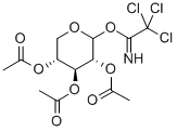 2,3,4-Tri-O-acetyl-beta-D-xylopyranosyl trichloroacetimidate Struktur