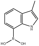 Boronic acid, B-(3-Methyl-1H-indol-7-yl)- Struktur