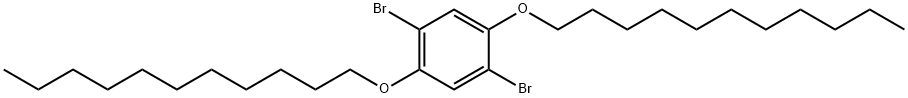 1,4-DIBROMO-2,5-DI(UNDECYLOXY)BENZENE Struktur