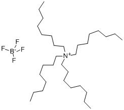 TETRAOCTYLAMMONIUM TETRAFLUOROBORATE Struktur