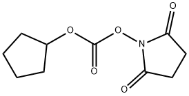 N-(Cyclopentyloxycarbonyloxy)succinimide Structure